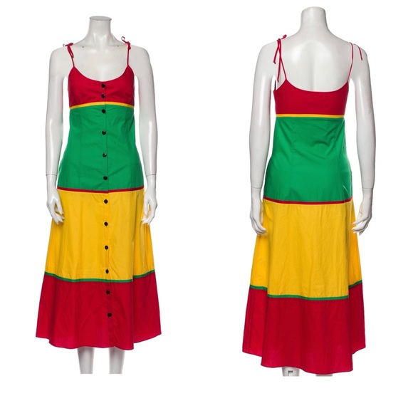 NWT! La Ligne ColorBlock Maxi Dress - Picture 12 of 12